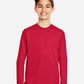 Team 365 TT11YL Youth Zone Performance Long Sleeve T-Shirt - Front view