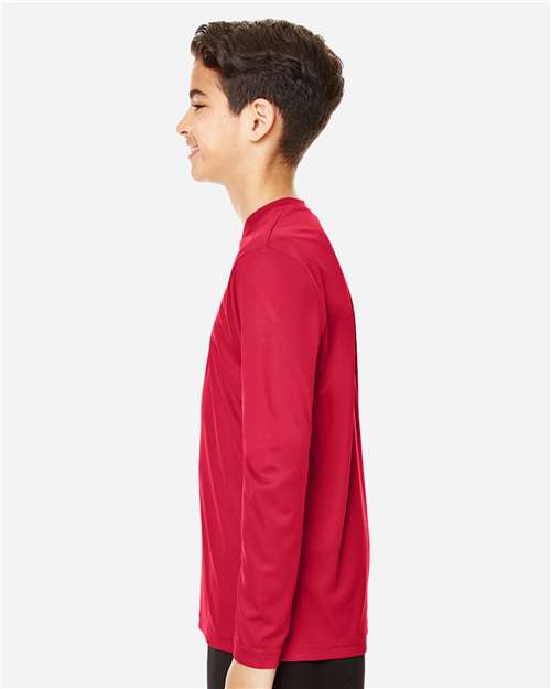 Team 365 TT11YL Youth Zone Performance Long Sleeve T-Shirt - Side view