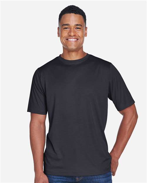 Team 365 TT11H Men's Sonic Heather Performance T-Shirt - Front view
