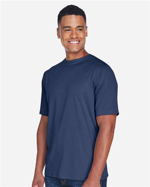 Team 365 TT11H Men's Sonic Heather Performance T-Shirt - Side view