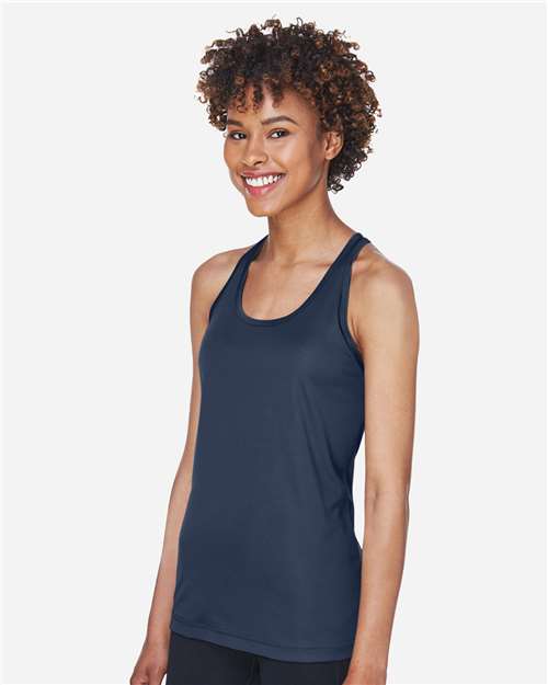 Team 365 TT11WRC Women's Zone Performance Racerback Tank - Side view