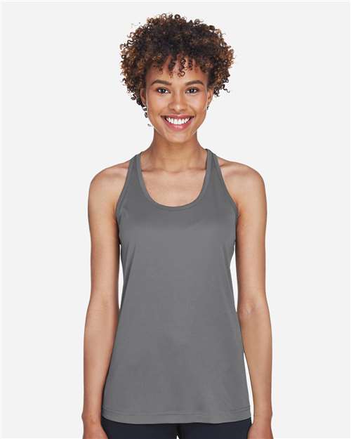 Team 365 TT11WRC Women's Zone Performance Racerback Tank - Front view