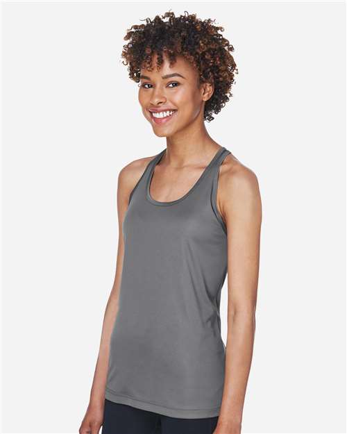 Team 365 TT11WRC Women's Zone Performance Racerback Tank - Side view