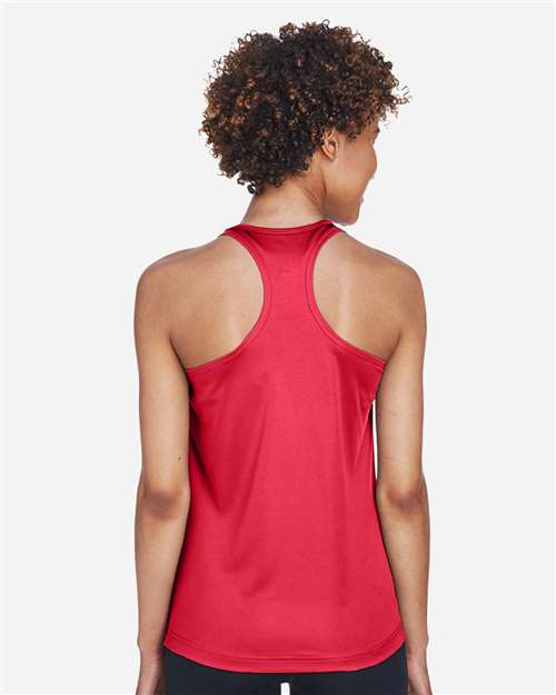 Team 365 TT11WRC Women's Zone Performance Racerback Tank - Back view