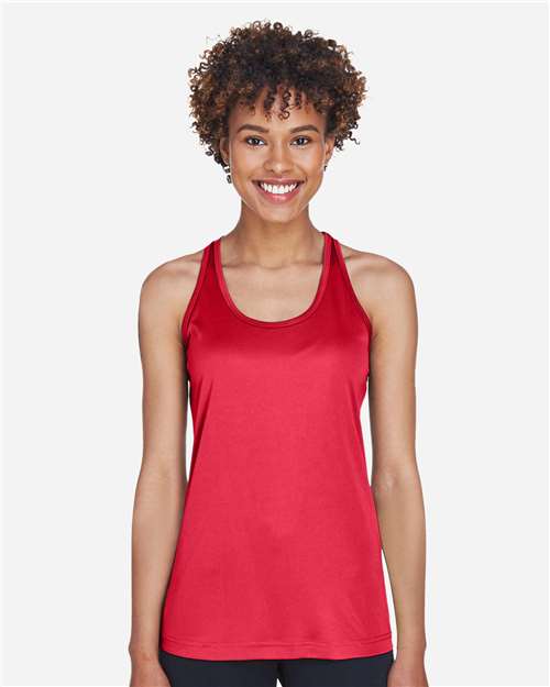 Team 365 TT11WRC Women's Zone Performance Racerback Tank - Front view