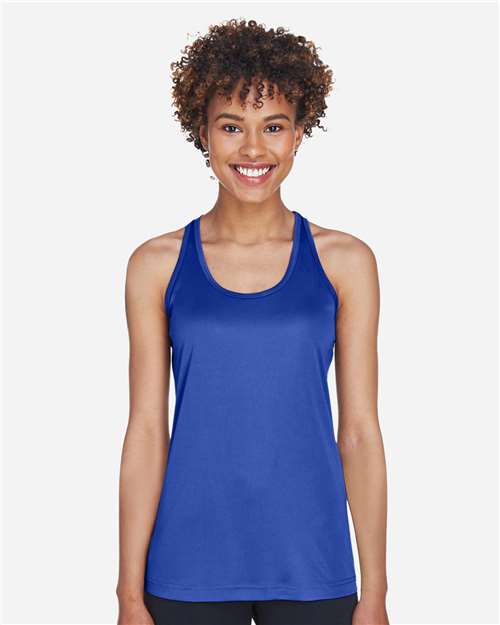 Team 365 TT11WRC Women's Zone Performance Racerback Tank - Front view