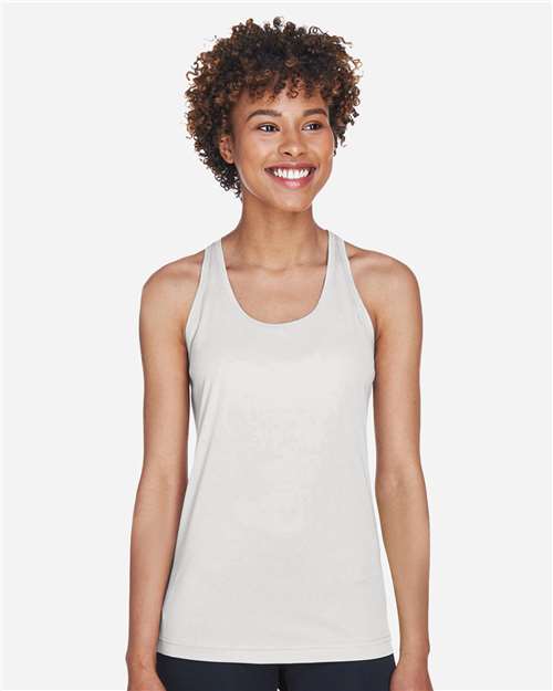 Team 365 TT11WRC Women's Zone Performance Racerback Tank - Front view