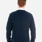 Harriton M425 Men's Pilbloc? V-Neck Button Cardigan Sweater - Back view