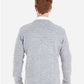 Harriton M425 Men's Pilbloc? V-Neck Button Cardigan Sweater - Back view