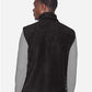 Harriton M985 Unisex Fleece Full-Zip Vest - Back view