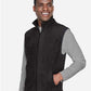 Harriton M985 Unisex Fleece Full-Zip Vest - Side view