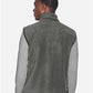 Harriton M985 Unisex Fleece Full-Zip Vest - Back view