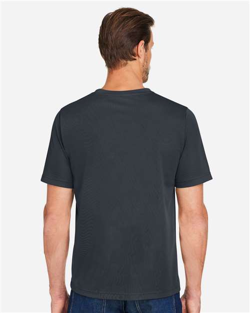 Harriton M118 Unisex Charge Snag and Soil Protect T-Shirt - Back view