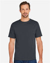 Harriton M118 Unisex Charge Snag and Soil Protect T-Shirt - Front view