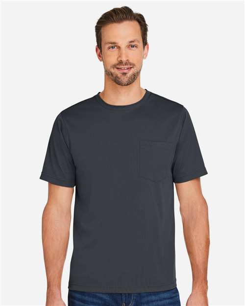 Harriton M118 Unisex Charge Snag and Soil Protect T-Shirt - Front view