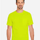 Harriton M118 Unisex Charge Snag and Soil Protect T-Shirt - Front view