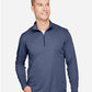 Team 365 TT31H Men's Zone Sonic Heather Performance Quarter-Zip Pullover - Front view