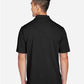 Harriton M345 Men's Advantage Snag Protection Plus IL Snap Placket Polo - Back view