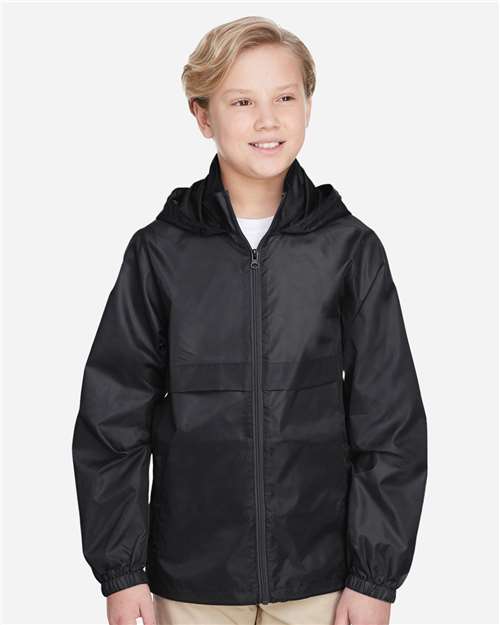 Team 365 TT73Y Youth Zone Protect Lightweight Jacket - Front view
