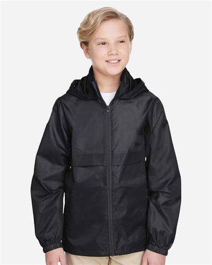 Team 365 TT73Y Youth Zone Protect Lightweight Jacket - Front view