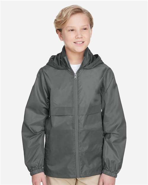 Team 365 TT73Y Youth Zone Protect Lightweight Jacket - Front view