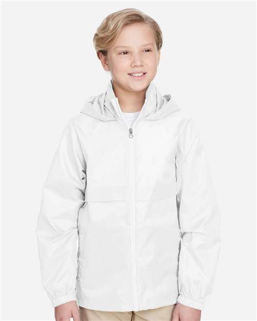 Team 365 TT73Y Youth Zone Protect Lightweight Jacket - Front view