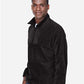 Harriton M980 Men's Fleece Quarter-Zip Pullover - Side view