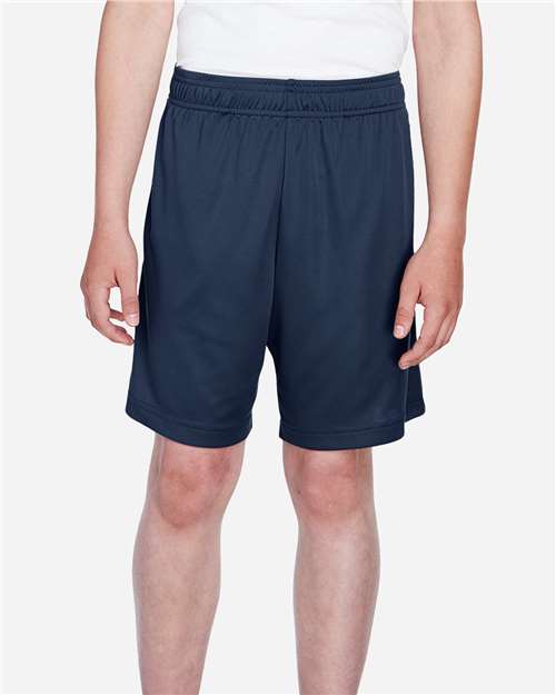 Team 365 TT11SHY Youth Zone Performance Shorts - Front view