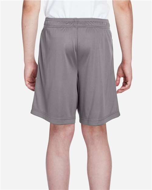 Team 365 TT11SHY Youth Zone Performance Shorts - Back view