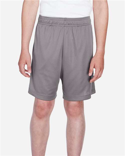 Team 365 TT11SHY Youth Zone Performance Shorts - Front view