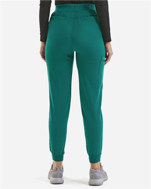 Onna NN610 Women's Energized Stretch Jogger Scrub Pants - Back view