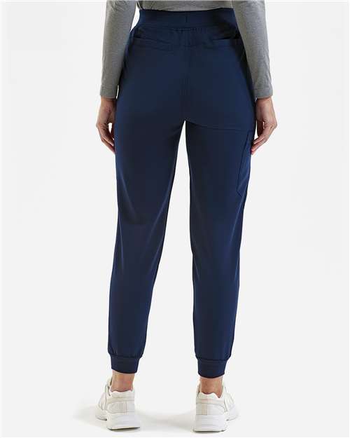 Onna NN610 Women's Energized Stretch Jogger Scrub Pants - Back view