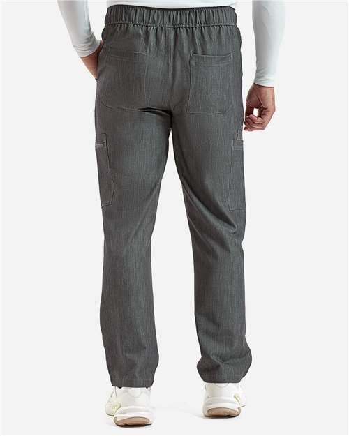 Onna NN500 Men's Relentless Stretch Cargo Scrub Pants - Back view