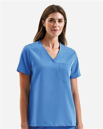 Onna NN300 Women's Limitless V-Neck Stretch Scrub Top - Front view