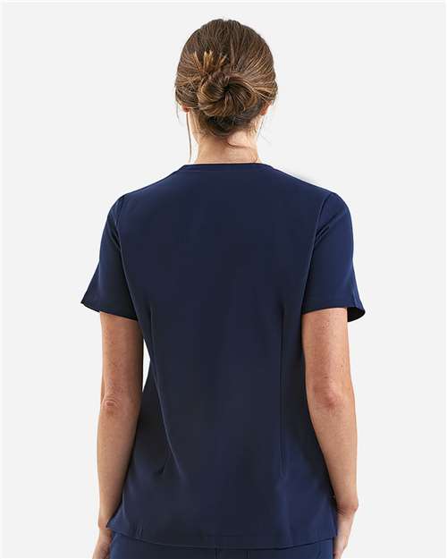 Onna NN300 Women's Limitless V-Neck Stretch Scrub Top - Back view