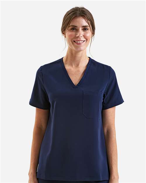 Onna NN300 Women's Limitless V-Neck Stretch Scrub Top - Front view