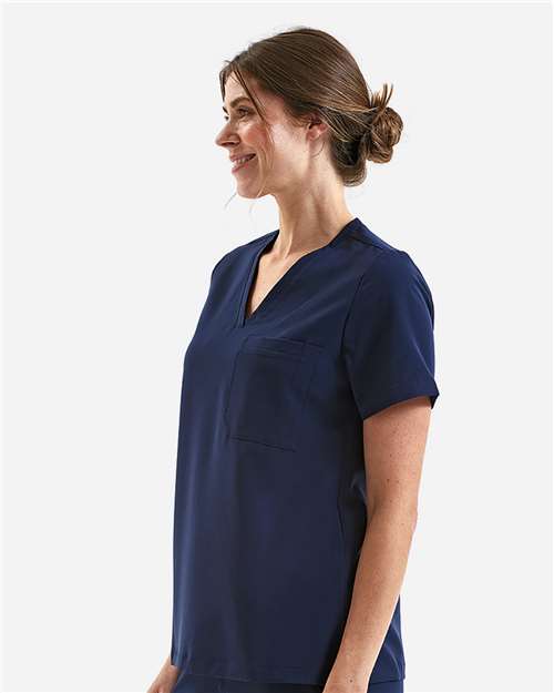 Onna NN300 Women's Limitless V-Neck Stretch Scrub Top - Side view