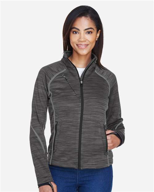 North End 78697 Women's Flux M?ange Bonded Fleece Jacket - Front view