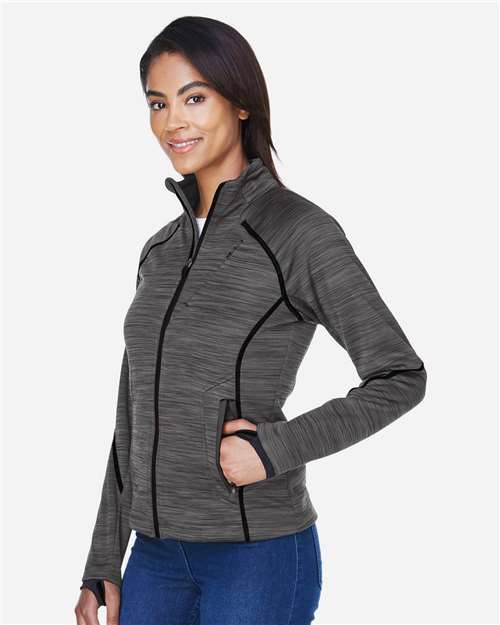 North End 78697 Women's Flux M?ange Bonded Fleece Jacket - Side view