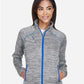 North End 78697 Women's Flux M?ange Bonded Fleece Jacket - Front view