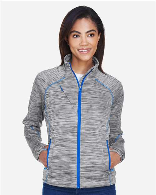 North End 78697 Women's Flux M?ange Bonded Fleece Jacket - Front view