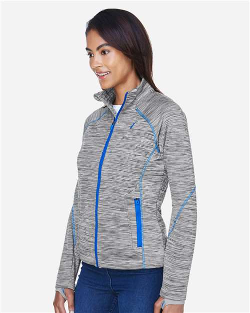 North End 78697 Women's Flux M?ange Bonded Fleece Jacket - Side view