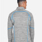 North End 88697 Men's Flux M?ange Bonded Fleece Jacket - Back view