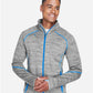 North End 88697 Men's Flux M?ange Bonded Fleece Jacket - Front view