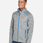 North End 88697 Men's Flux M?ange Bonded Fleece Jacket - Side view