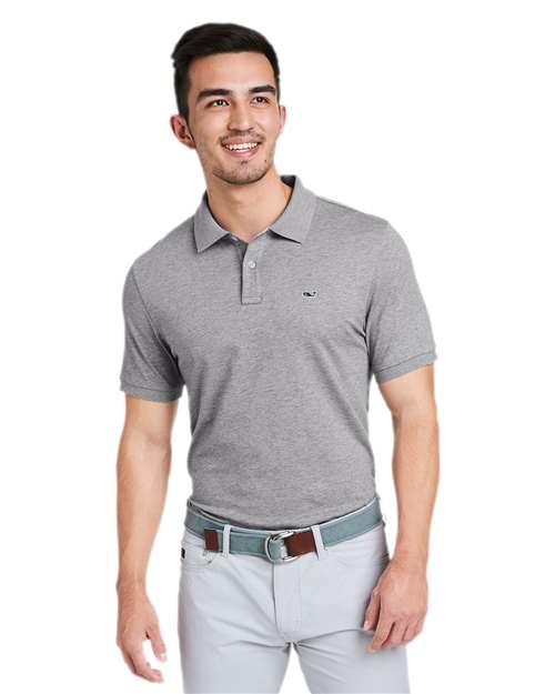 vineyard vines G011147 Men's Edgartown Pique Polo - Front view