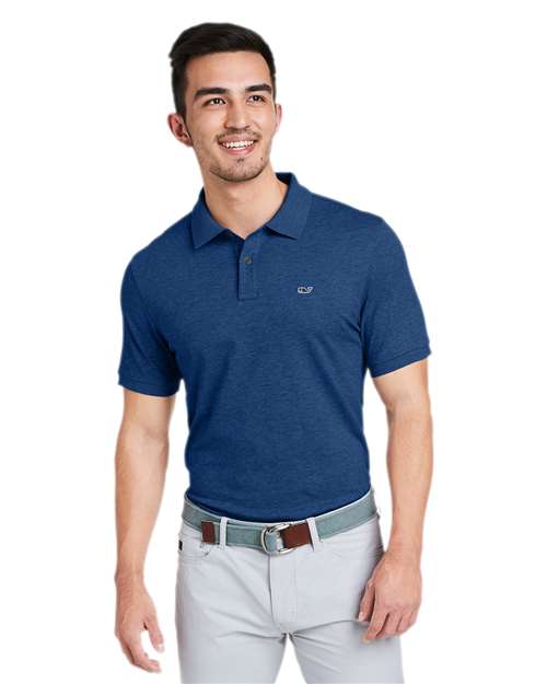 vineyard vines G011147 Men's Edgartown Pique Polo - Front view