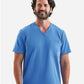 Onna NN200 Men's Limitless V-Neck Stretch Scrub Top - Front view