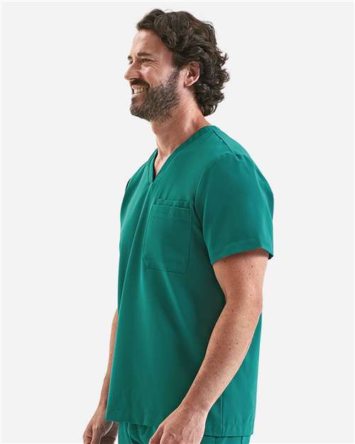 Onna NN200 Men's Limitless V-Neck Stretch Scrub Top - Side view