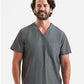 Onna NN200 Men's Limitless V-Neck Stretch Scrub Top - Front view